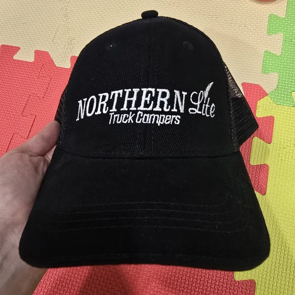 Northern Lite Truck Campers Hat Black Trucker Cap Finn Design Germany‎ Snapback